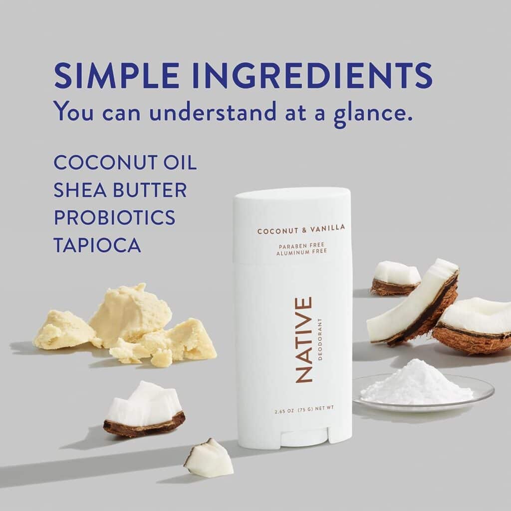 Natural Deodorant for Women and Men, Aluminum Free. Vanilla Perfume| The Sweet Scent of Elegance and Science